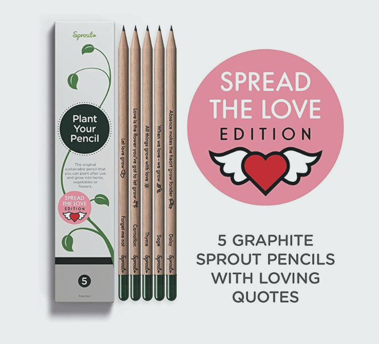 Sprout World propone entregar un ramo de lápices plantables por San Valentín para plantar