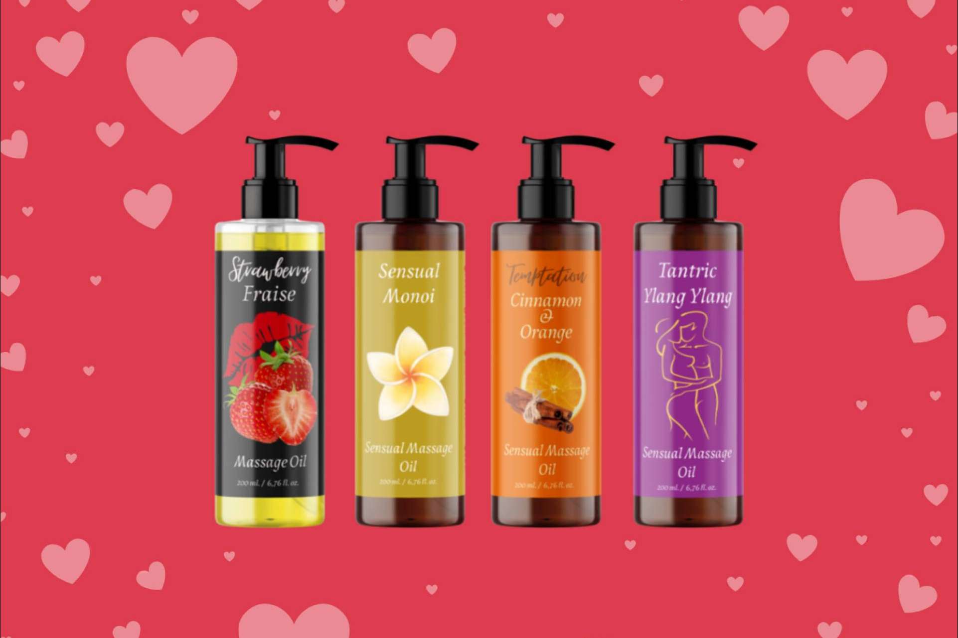 Regalar aceites de masaje sensuales para San Valentín